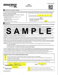 Assurance Wireless Application Form 2