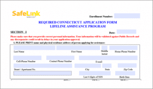 SafeLink wireless application